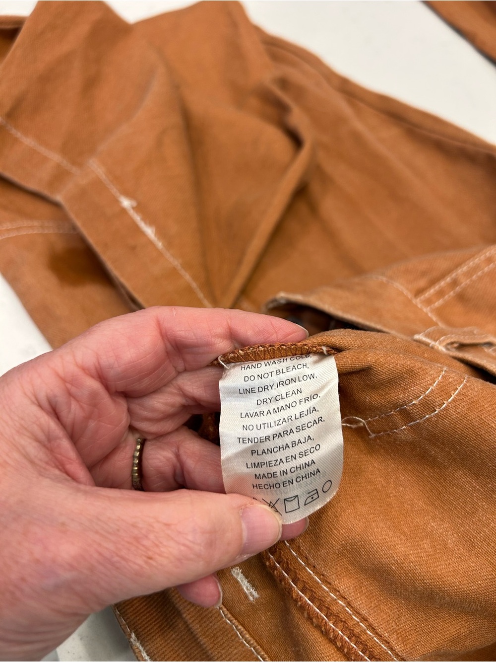 Altar'd State Rust Wide-Leg Cargo Pants - Picture 8 of 10